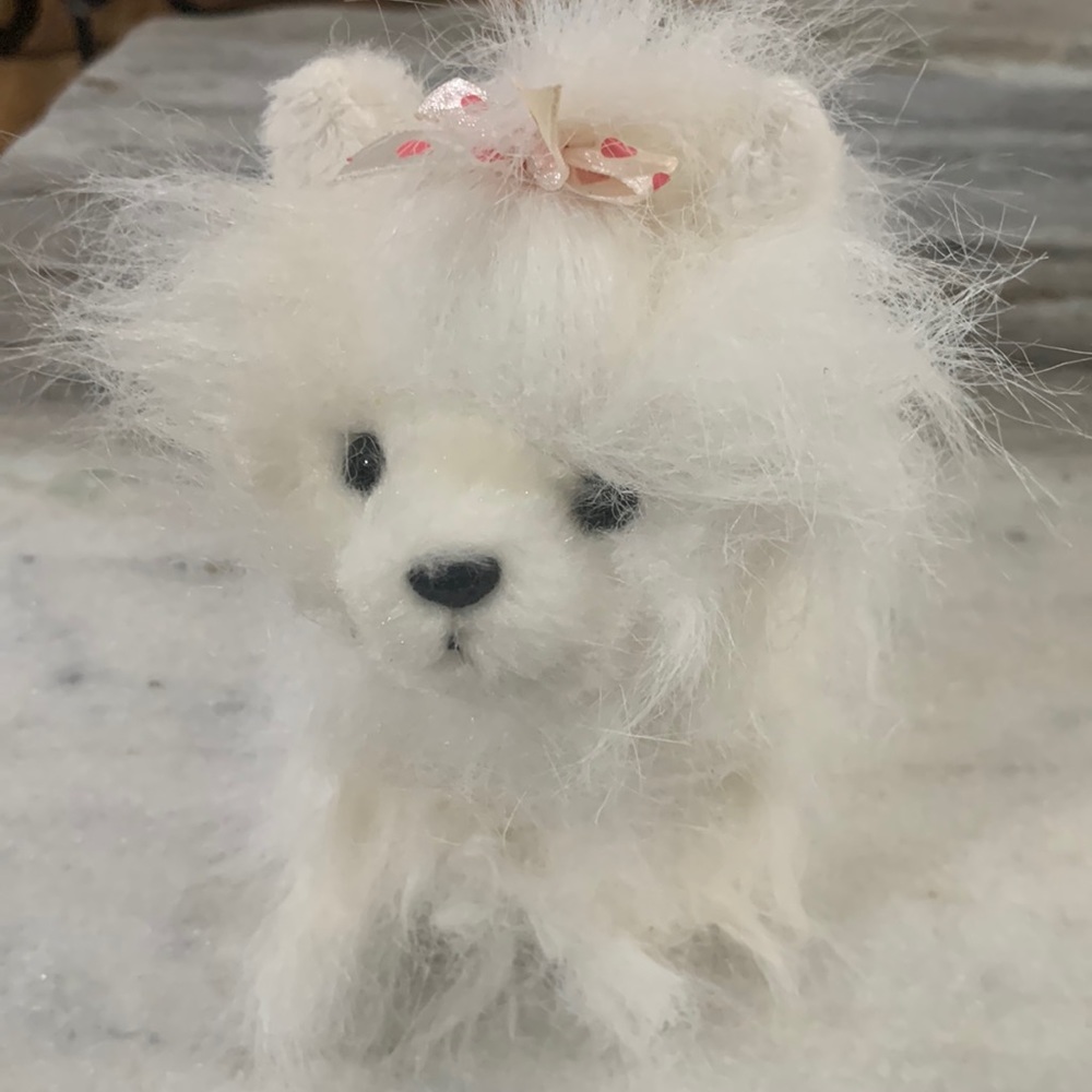 White Poodle Plush Toy